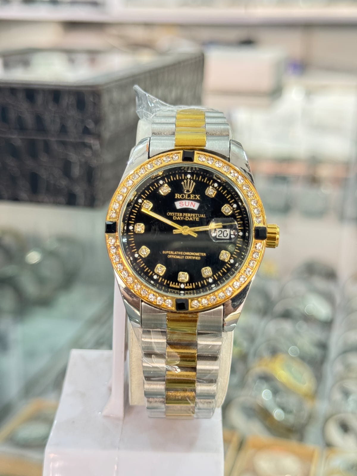 Golden Eclipse Day-Date